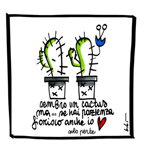 illustrazione "SEMBRO UN CACTUS"