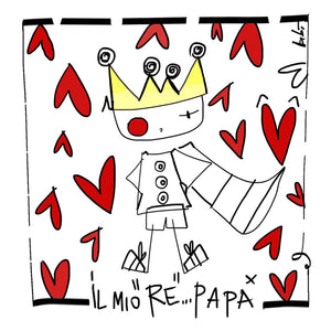 illustrazione "AL MIO RE PAPA?"