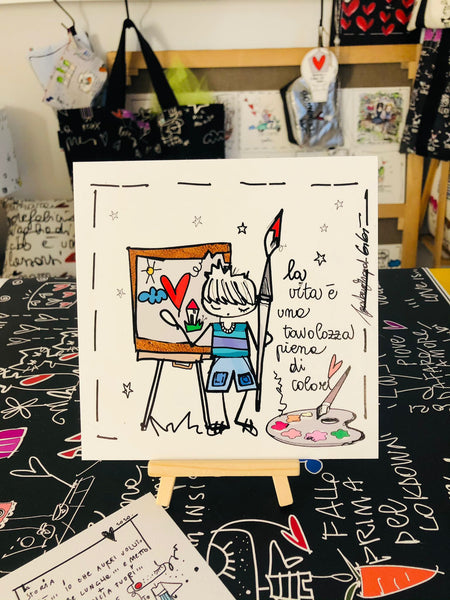 illustrazione "TAVOLOZZA DEI COLORI"