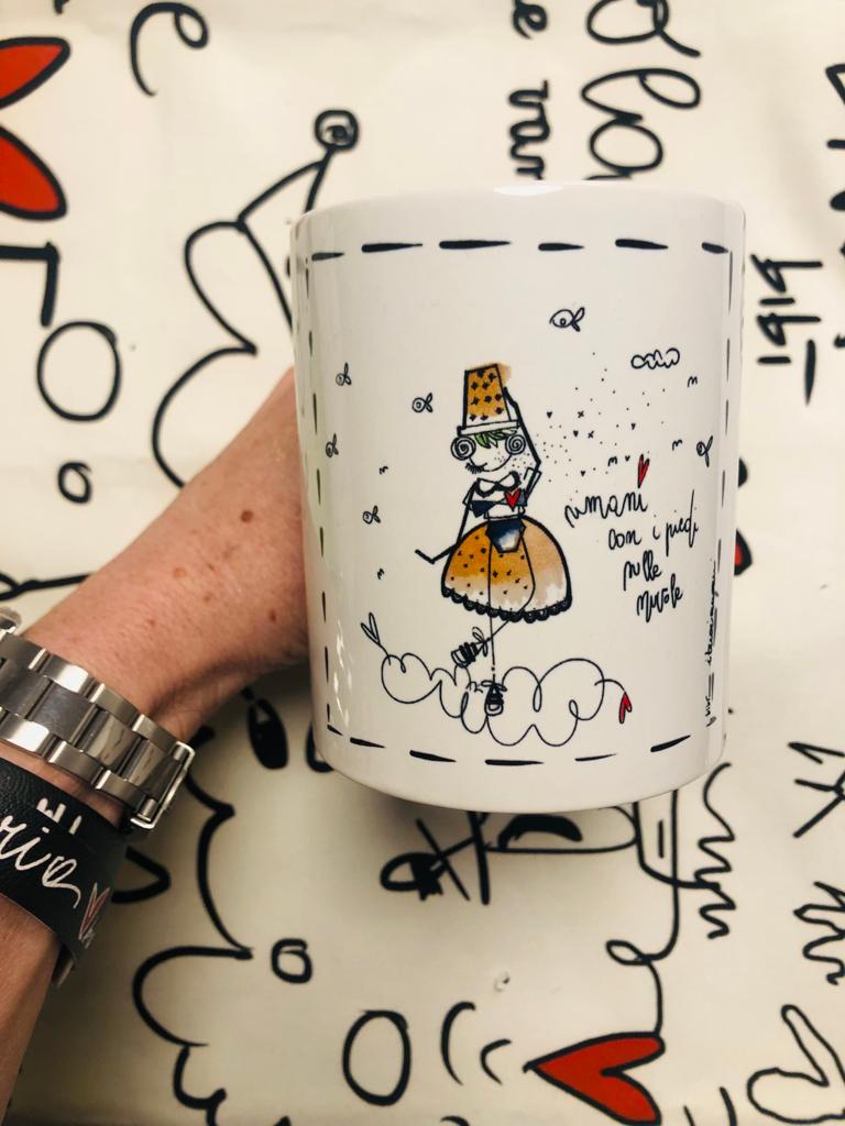 MUG_"RIMANI CON I PIEDI SULLE NUVOLE"